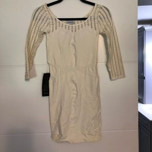 Bebe long sleeve mini dress